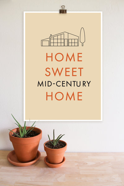 Home Sweet Mid-Century Home!