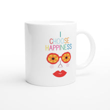 Load image into Gallery viewer, I Choose Happiness - White 11oz Ceramic Mug