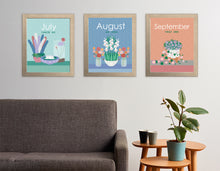 Load image into Gallery viewer, August Birth Flowers 8 x 10 Premium Matte Paper Poster