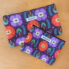 Load image into Gallery viewer, Flowerfully Folk Zipper Pouch
