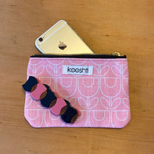 Load image into Gallery viewer, Tulip Pink Zipper Pouch
