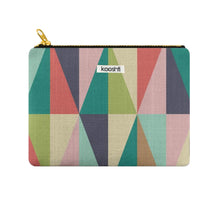 Load image into Gallery viewer, Pointedly Pink Zipper Pouch