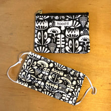 Load image into Gallery viewer, Scandi Flowers Zipper Pouch