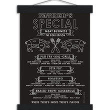 Load image into Gallery viewer, King Of The Grill Black - Museum-Quality Matte Paper Poster with Hanger