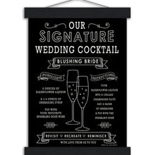 Load image into Gallery viewer, Blushing Bride Black - Museum-Quality Matte Paper Poster with Hanger