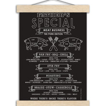 Load image into Gallery viewer, King Of The Grill Black - Museum-Quality Matte Paper Poster with Hanger