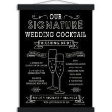 Load image into Gallery viewer, Blushing Bride Black - Museum-Quality Matte Paper Poster with Hanger