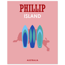 Load image into Gallery viewer, Phillip Island 8 x 10 Premium Matte Paper Poster