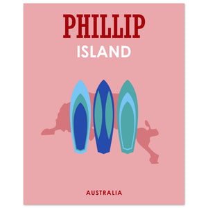 Phillip Island 8 x 10 Premium Matte Paper Poster