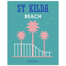 Load image into Gallery viewer, St Kilda Beach 8 x 10 Premium Matte Paper Poster