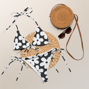 URSULA - All-over print recycled string bikini