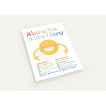 Load image into Gallery viewer, Happy Everything! Pack of 10 Folded Cards with envelopes