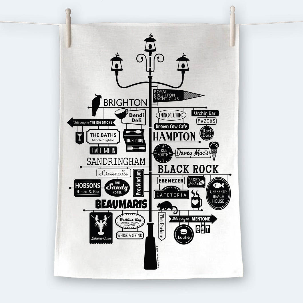 Best of Bayside Tea Towel