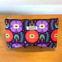 Load image into Gallery viewer, Flowerfully Folk Zipper Pouch