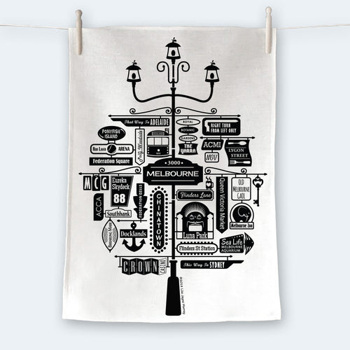 Best of Melbourne Tea Towel