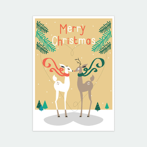 Merry Christmas My Deer Art Print