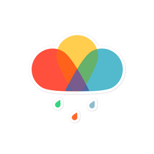 Load image into Gallery viewer, Rainy Rainbow stickers