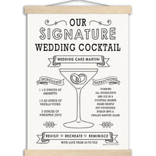 Load image into Gallery viewer, Wedding Cake Martini - Museum-Quality Matte Paper Poster with Hanger