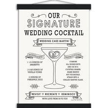 Load image into Gallery viewer, Wedding Cake Martini - Museum-Quality Matte Paper Poster with Hanger