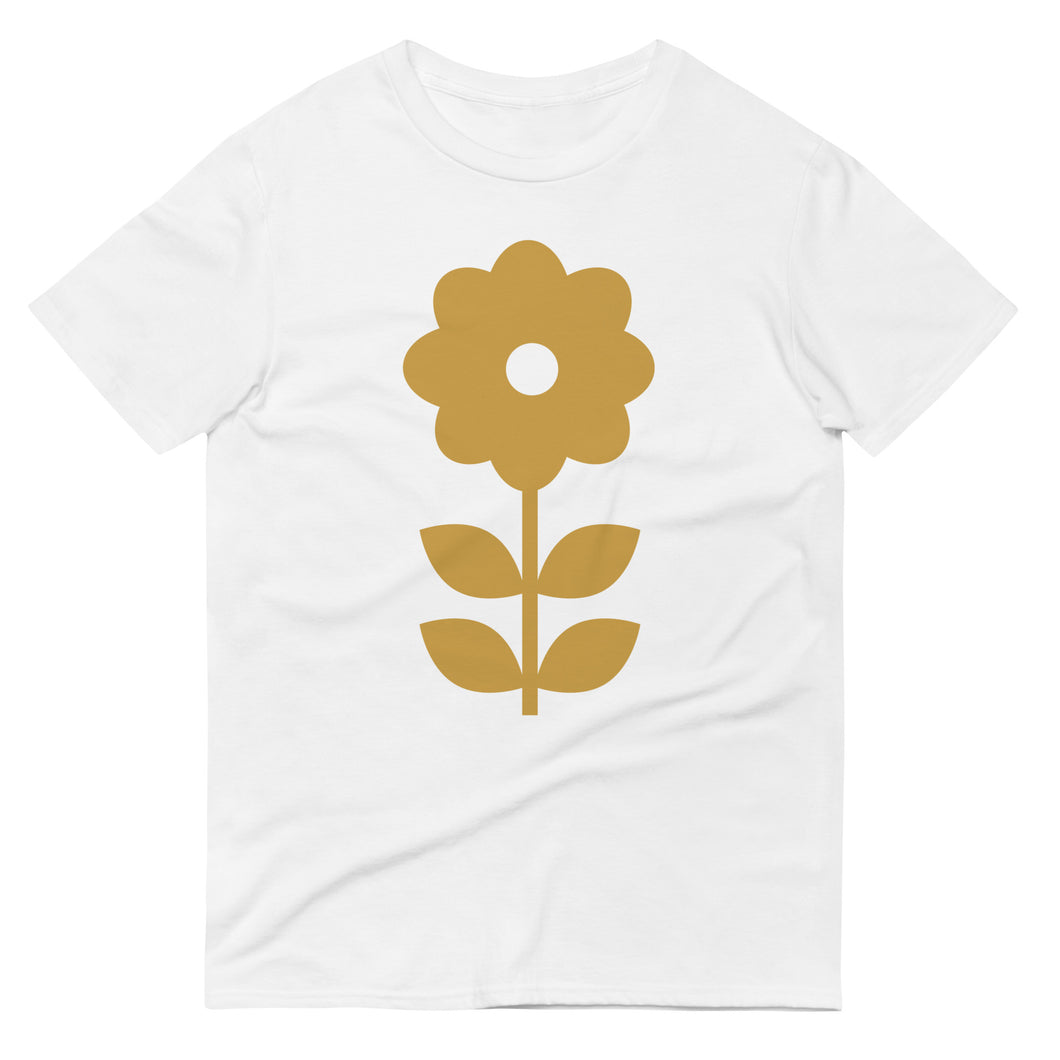 Daisy Flower Chartreuse Short-Sleeve T-Shirt