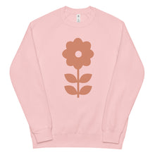 Load image into Gallery viewer, Daisy Flower Dusk - Unisex raglan sweatshirt