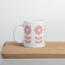 Load image into Gallery viewer, Daisy Flower Candy Pink - White glossy mug
