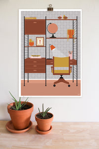 Home Office Heaven - Art Print